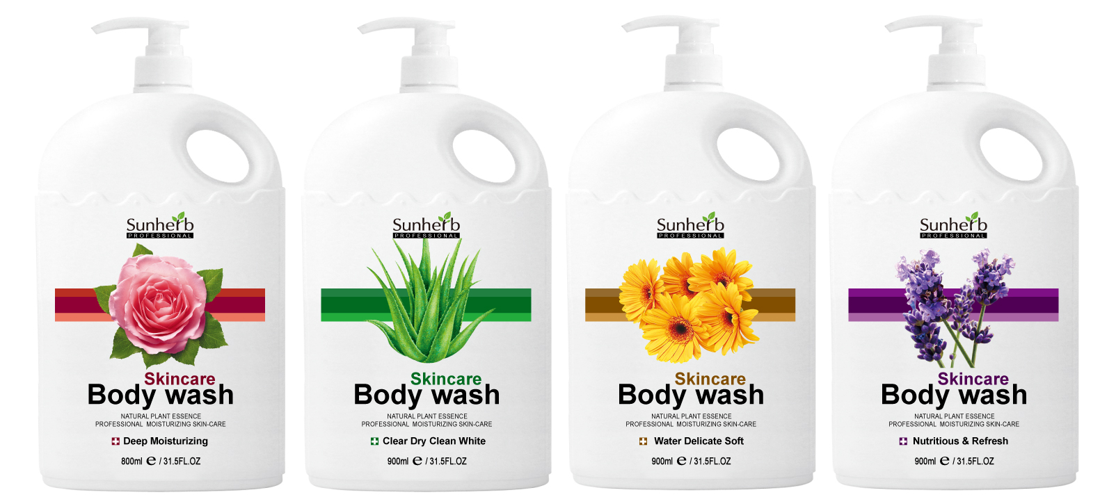 900ML herbal body wash
